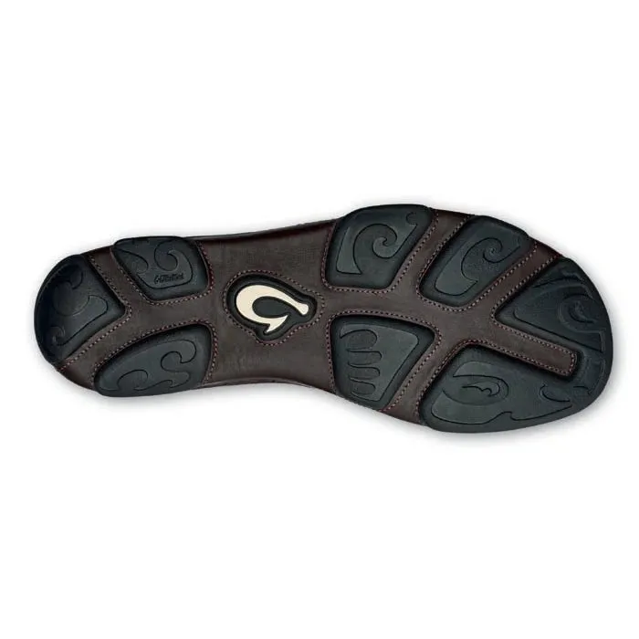 Easy Slip Winter Ready Mens Olukai Moloa in Wood/Java