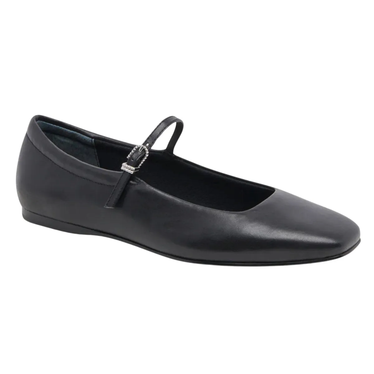 Fit Perfect Soft Hue Dolce Vita Women's Reyes Ballet Flats Black Leather