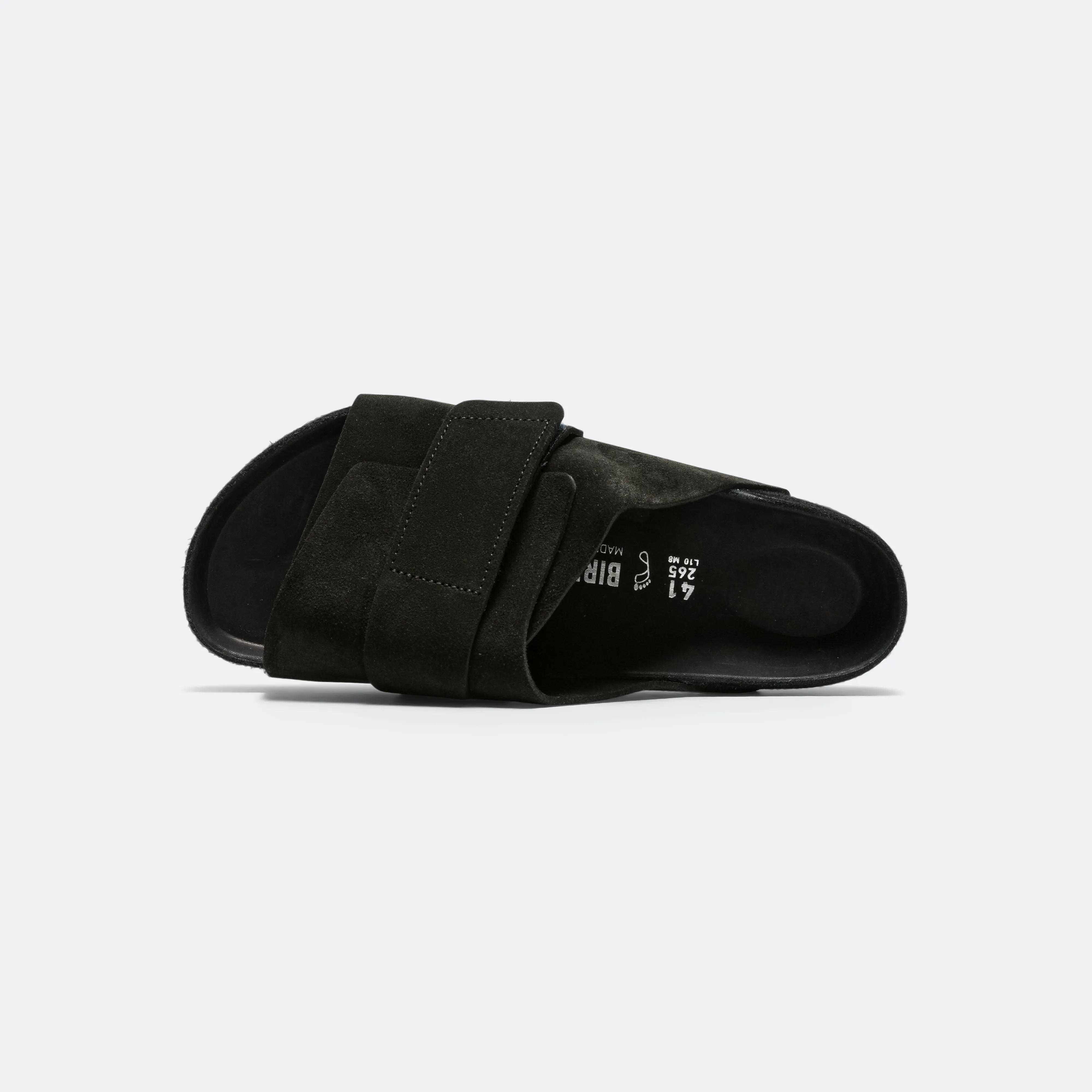 Kyoto Exquisite - Black Suede Leather Comfort All-Day