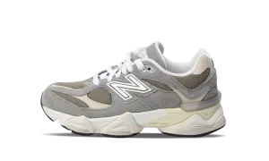 health - commitment leather - upper - feature shoes 9060 GS "Grey Brown"