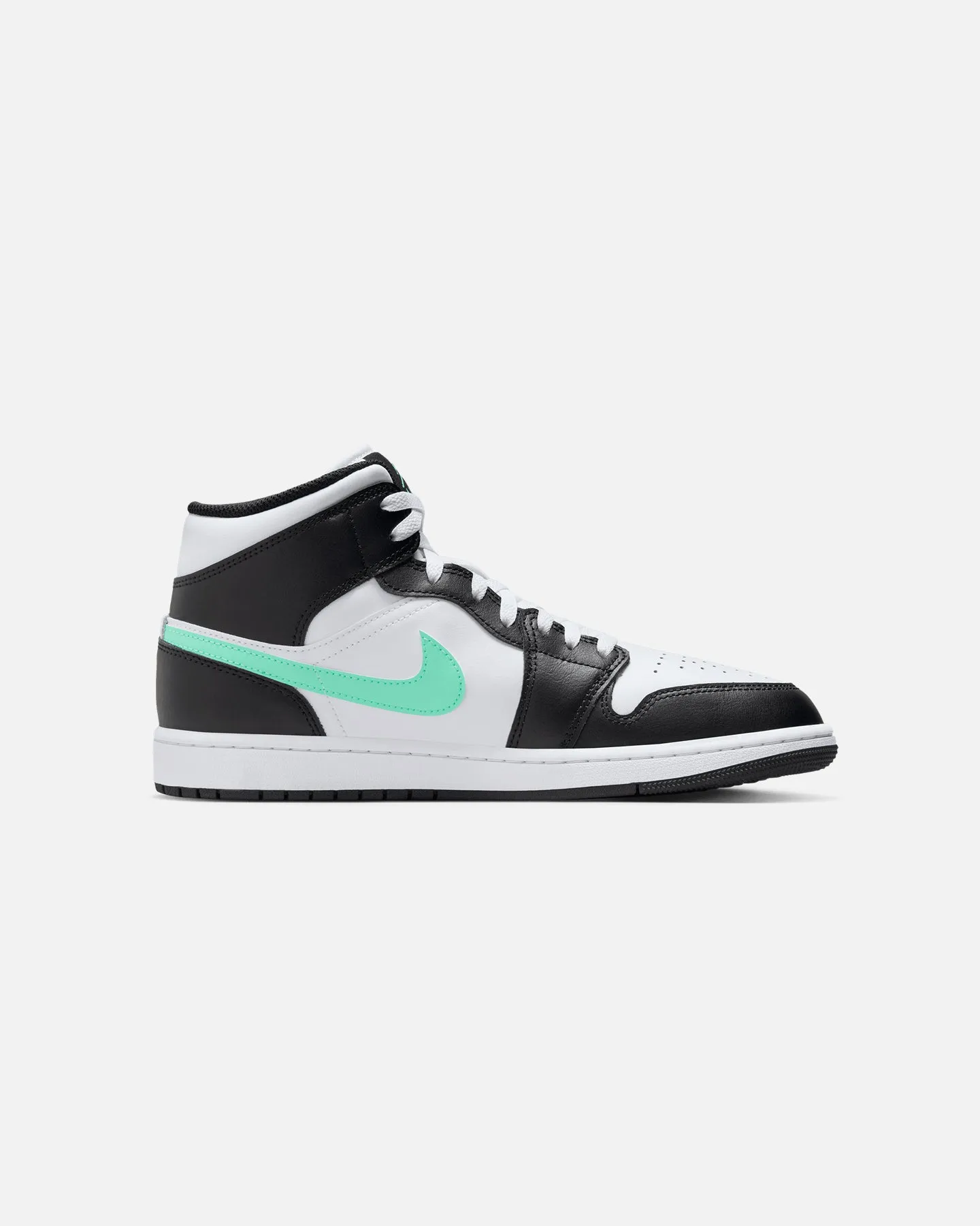 Angel Mood material Jordan Air Jordan 1 Mid White/Green Glow