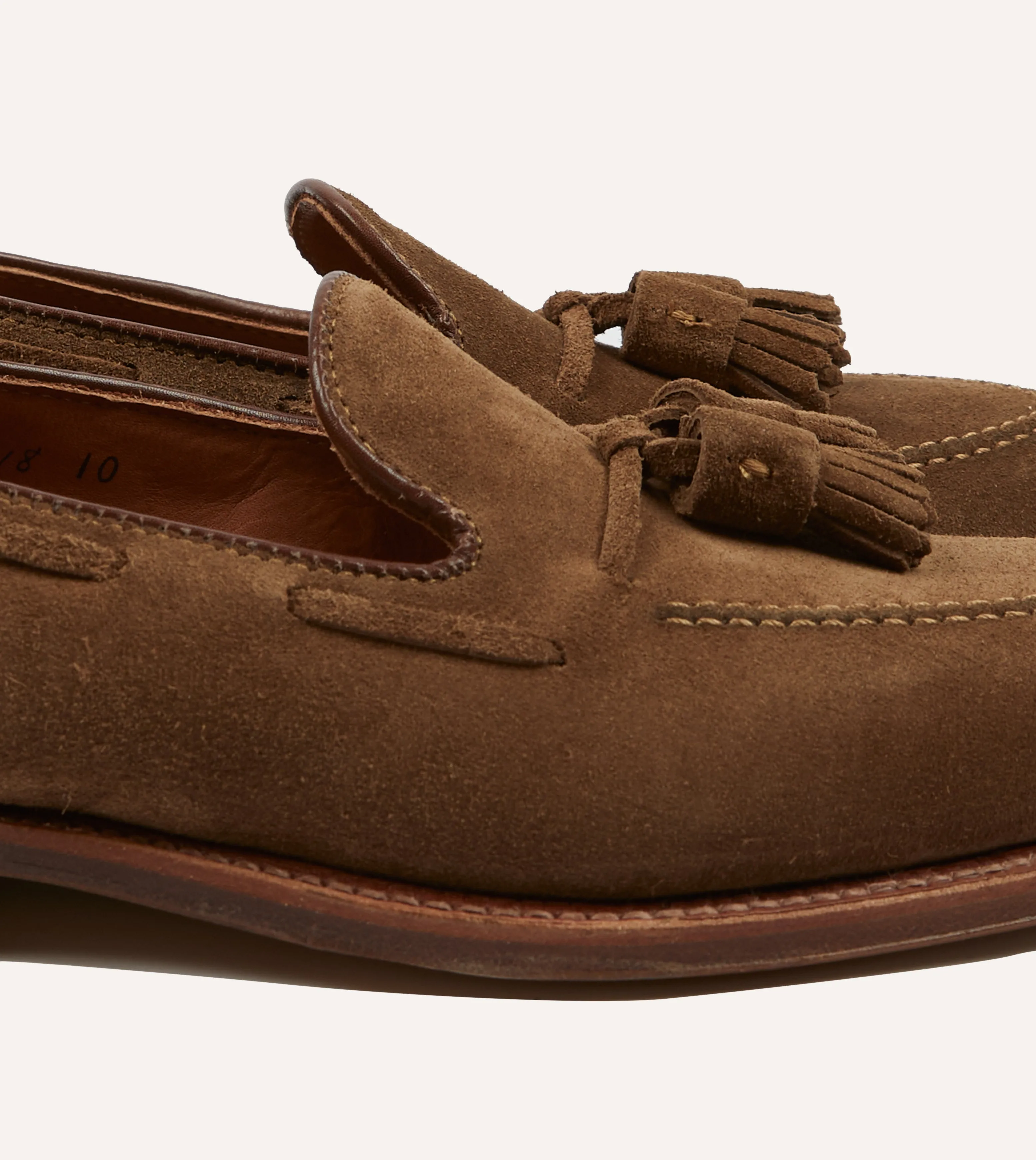 Alden Snuff Suede Tassel Loafer Cultural Event Confidence Fit