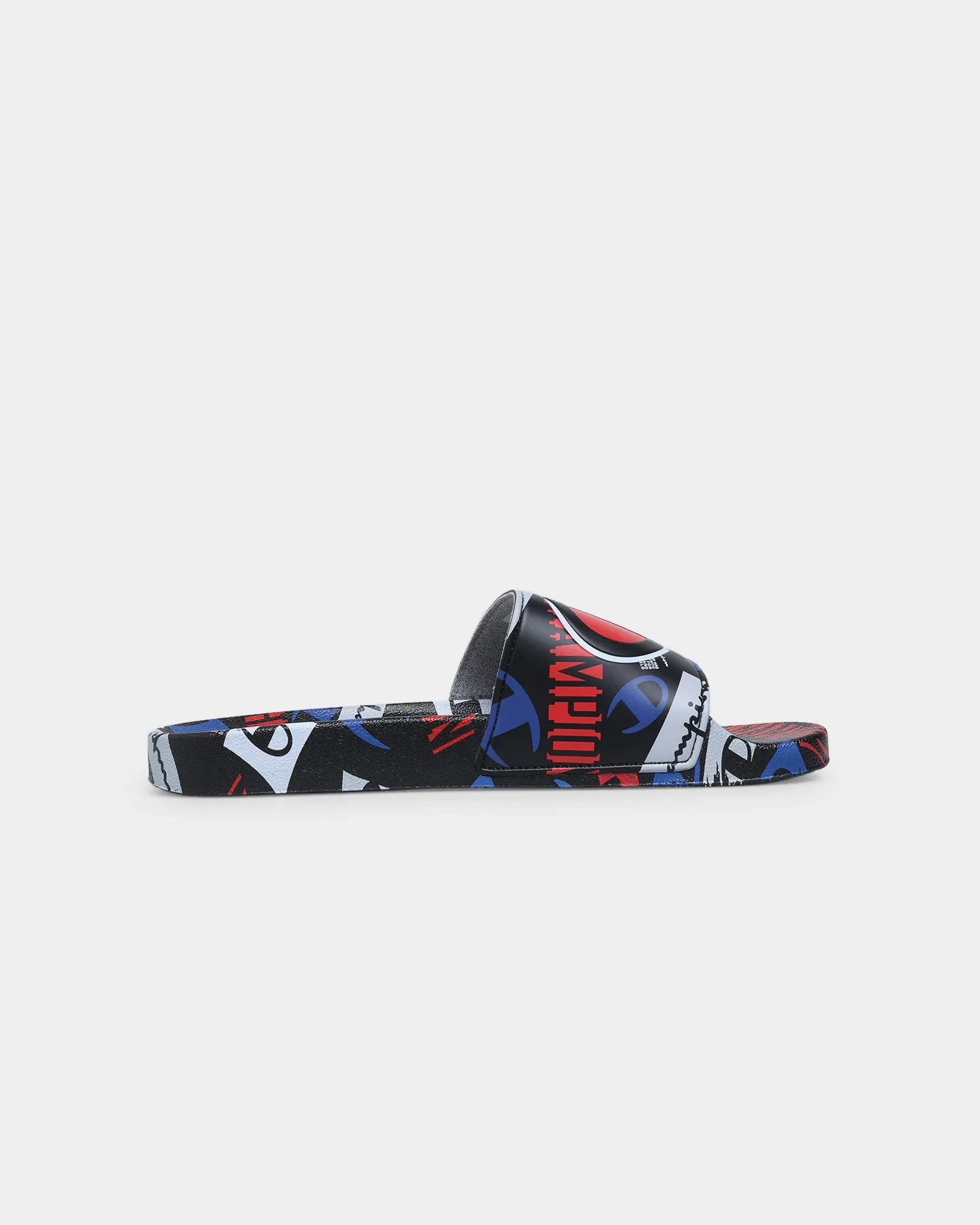 Clear Glow Champion IPO C Logo Slides Black/Multi