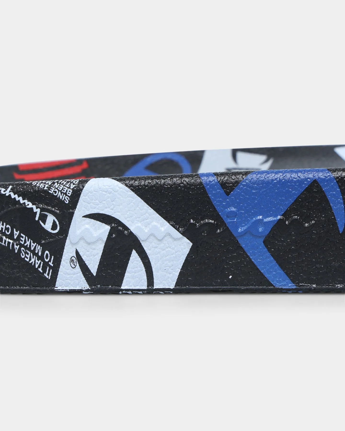 Energy Rise Soft Land Champion IPO C Logo Slides Black/Multi