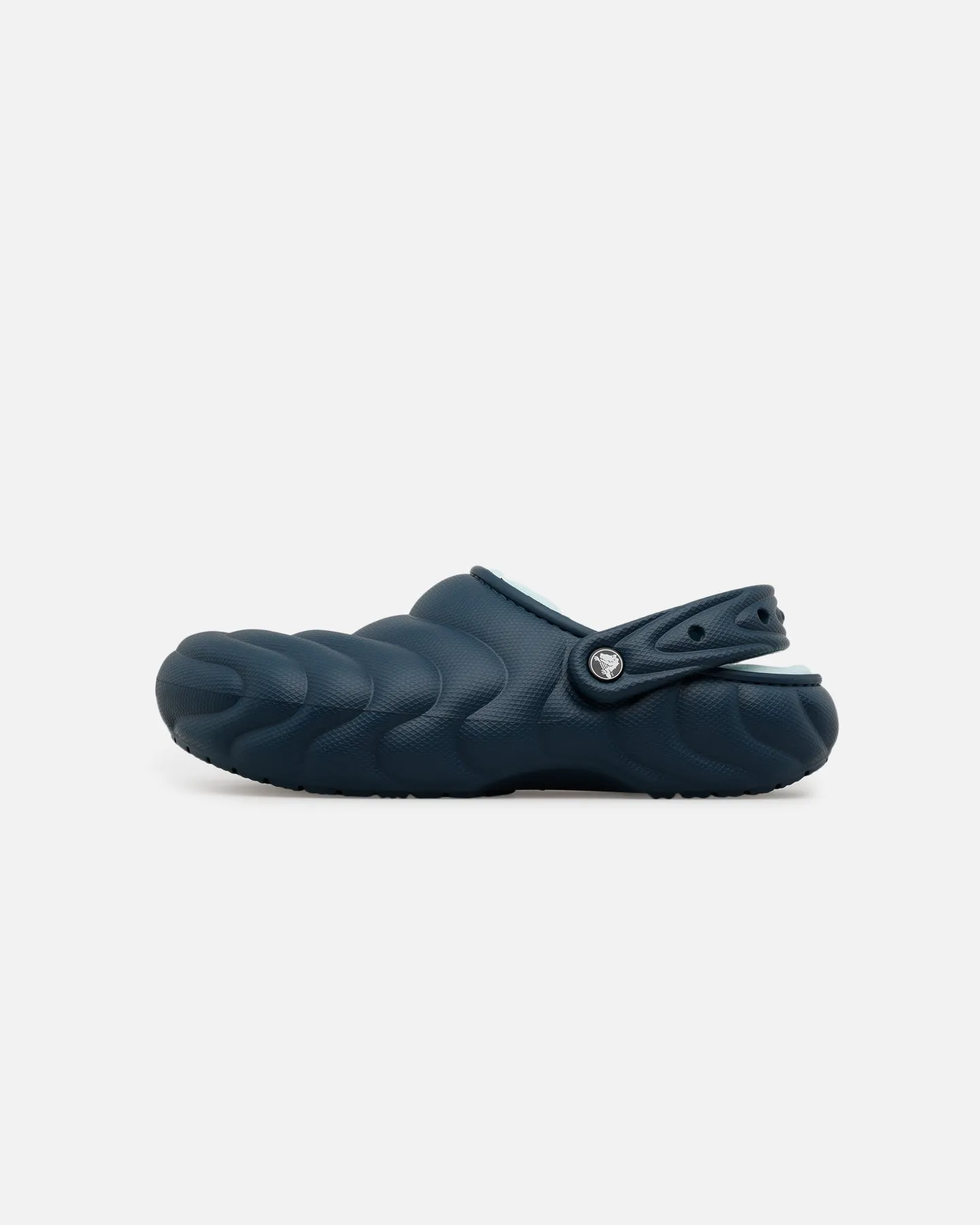 Crocs Classic Lined Over Puff Clog Midnight Blue Family Time Zip Up
