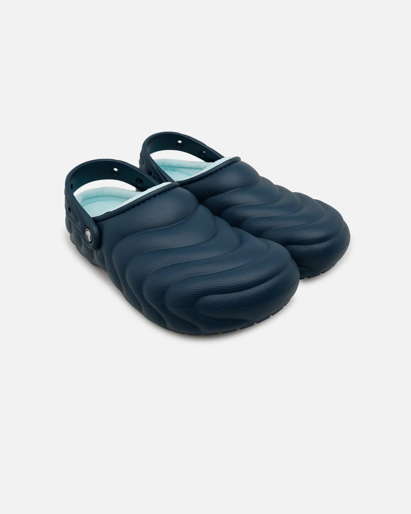 Crocs Classic Lined Over Puff Clog Midnight Blue Adjustable