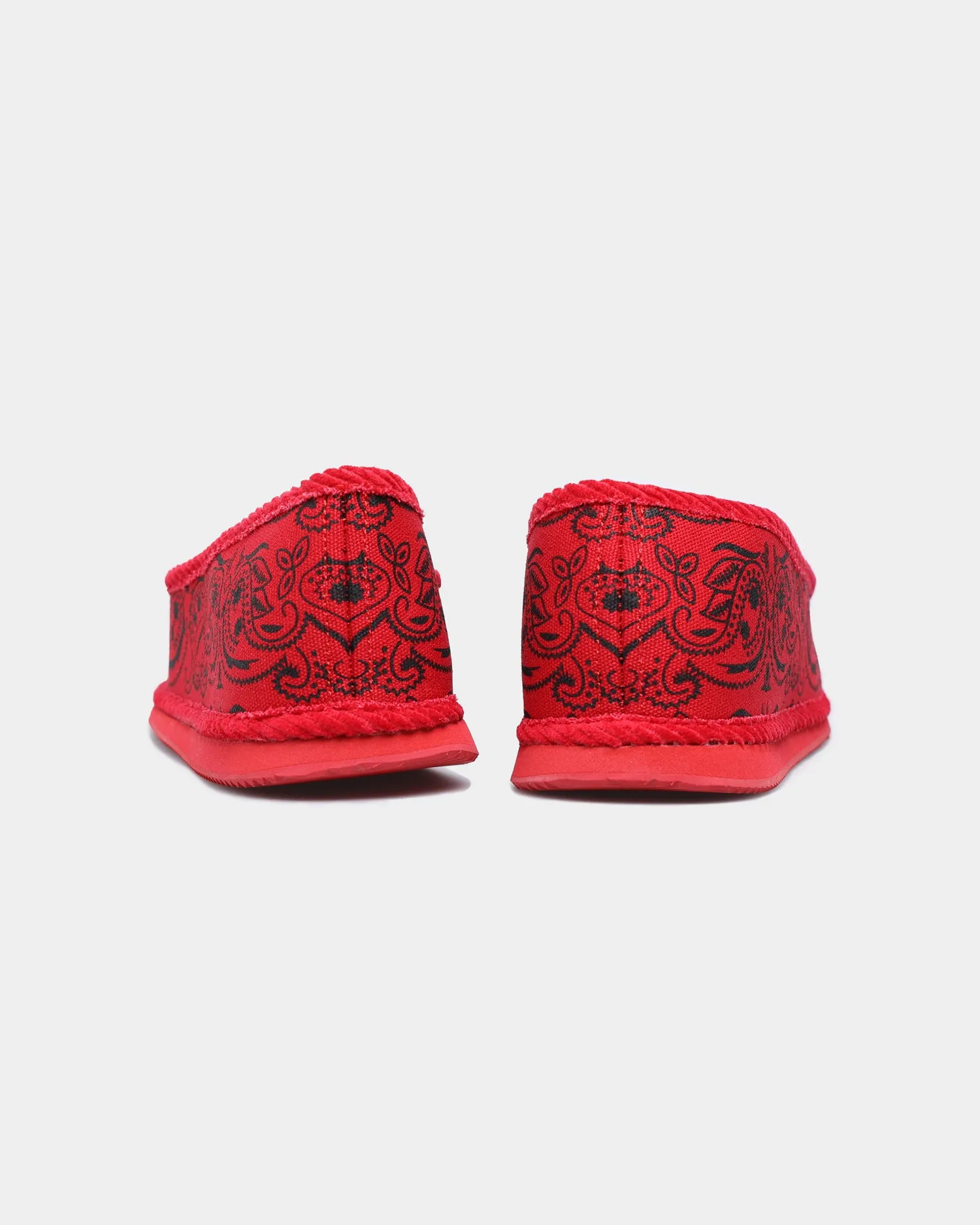 Goat Crew Bandana Slipper Red/Black Zip Up Silent Walk