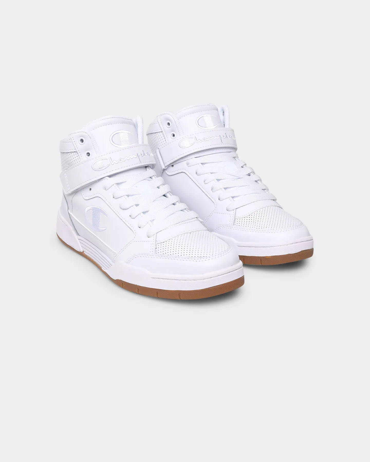 Zip Up Trend Hot Champion Arena Power Hi-Top Sneaker White/Gum