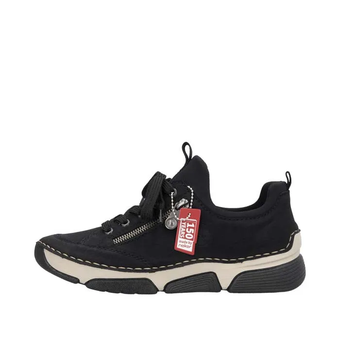 Womens Rieker Angela 73 in Black/Black Pointed Toe Design