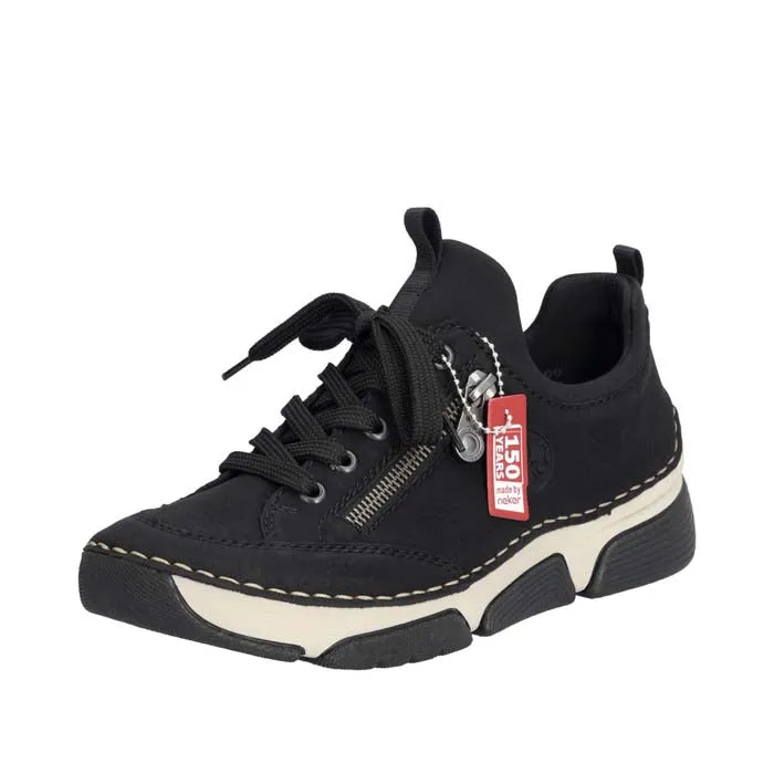 Womens Rieker Angela 73 in Black/Black Style Fit