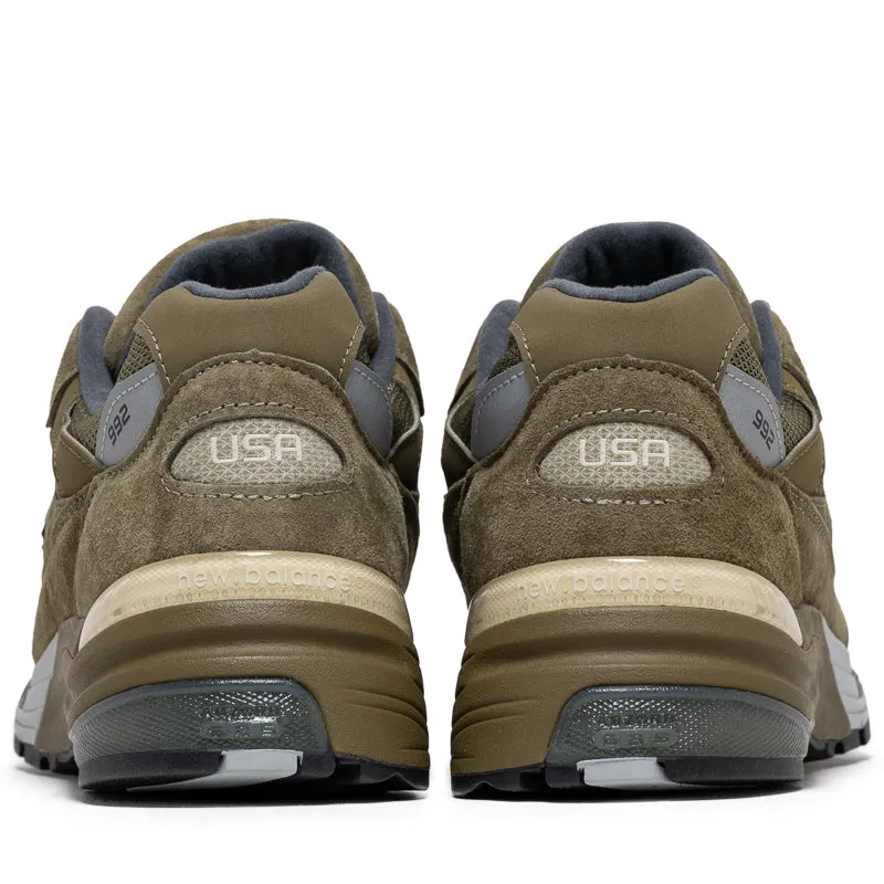 New Balance Made in USA 992 - Dark Camo/Covert Green Seamless Inner Lining