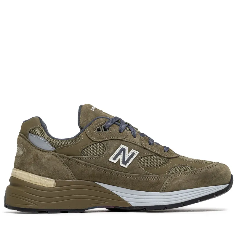 Resilient Form Urban use New Balance Made in USA 992 - Dark Camo/Covert Green