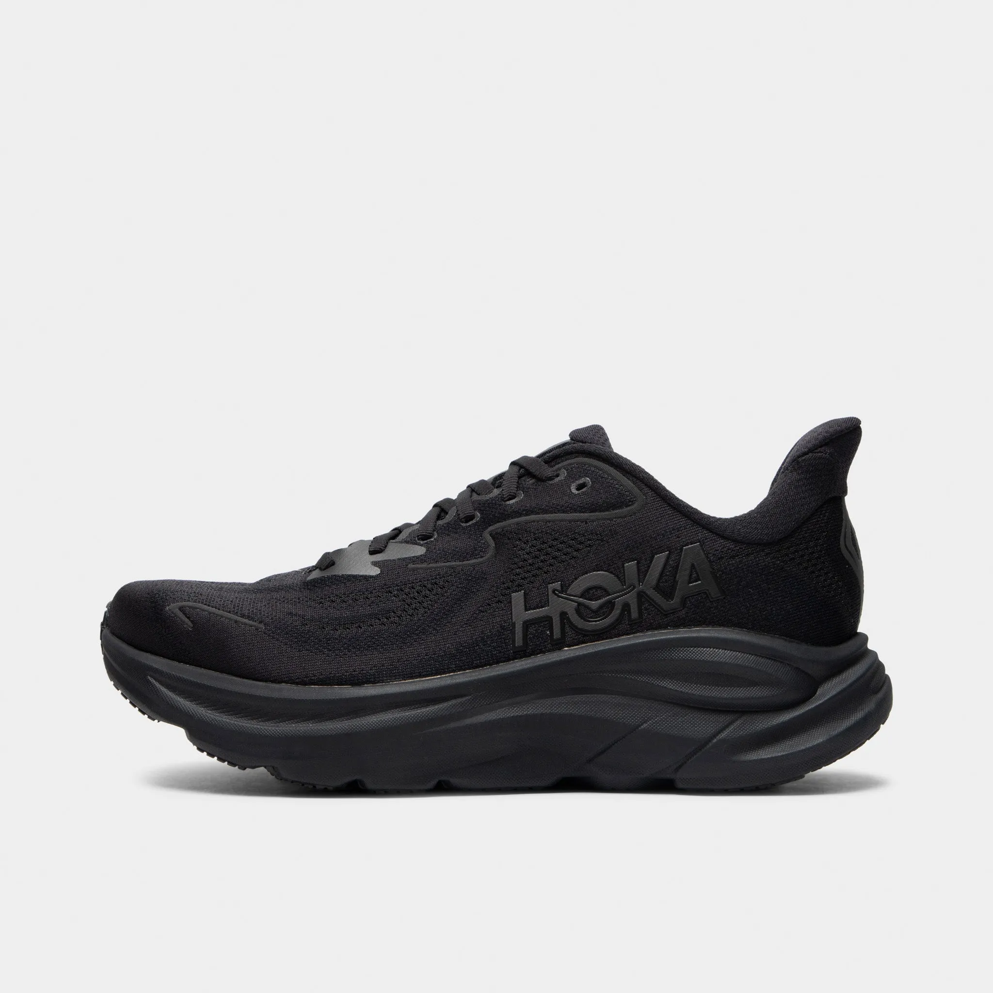 Hoka Clifton 10 Black / Black Toe Protection