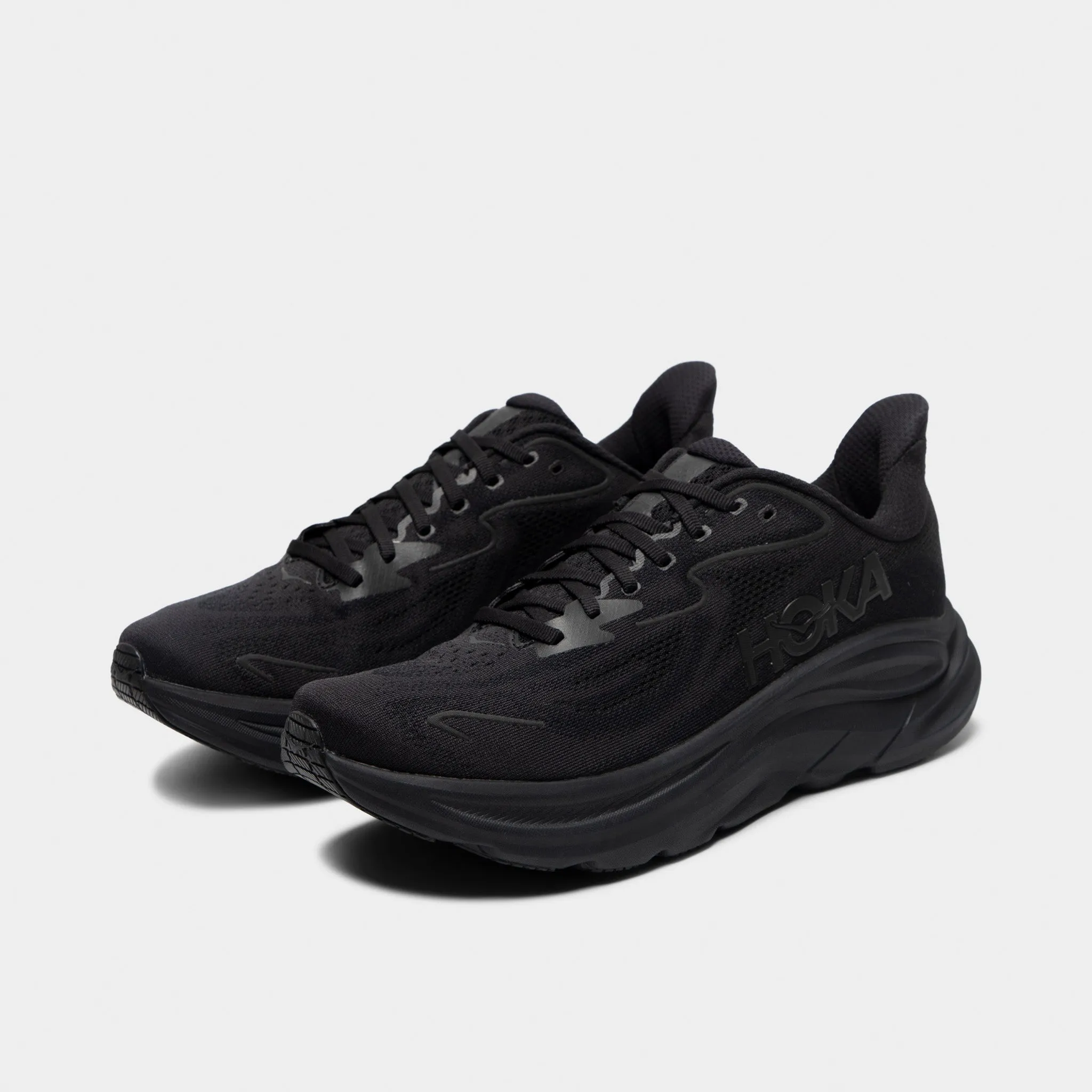 Soft Move Comfort Grip Hoka Clifton 10 Black / Black