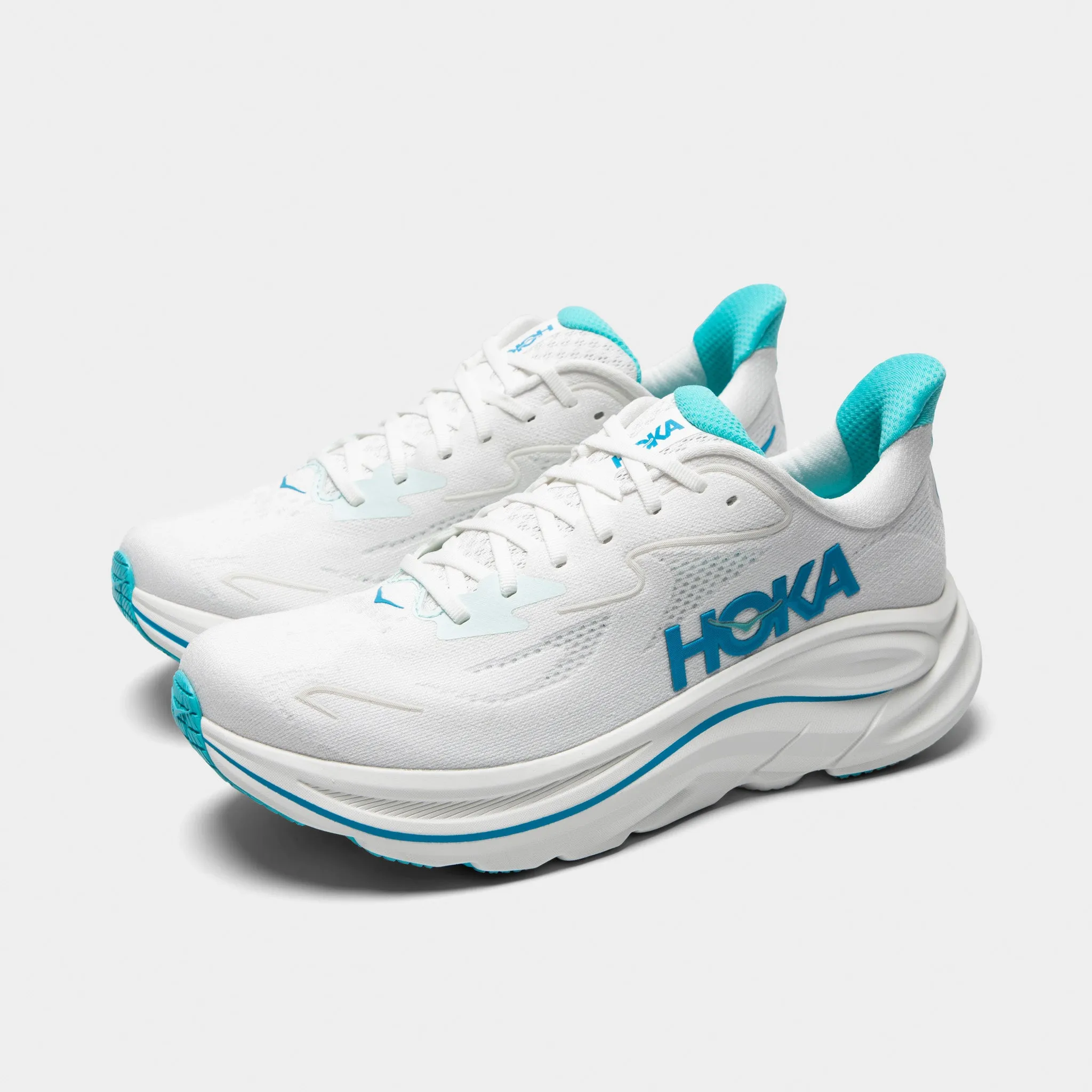Every Step Hoka Clifton 10 White / Silver