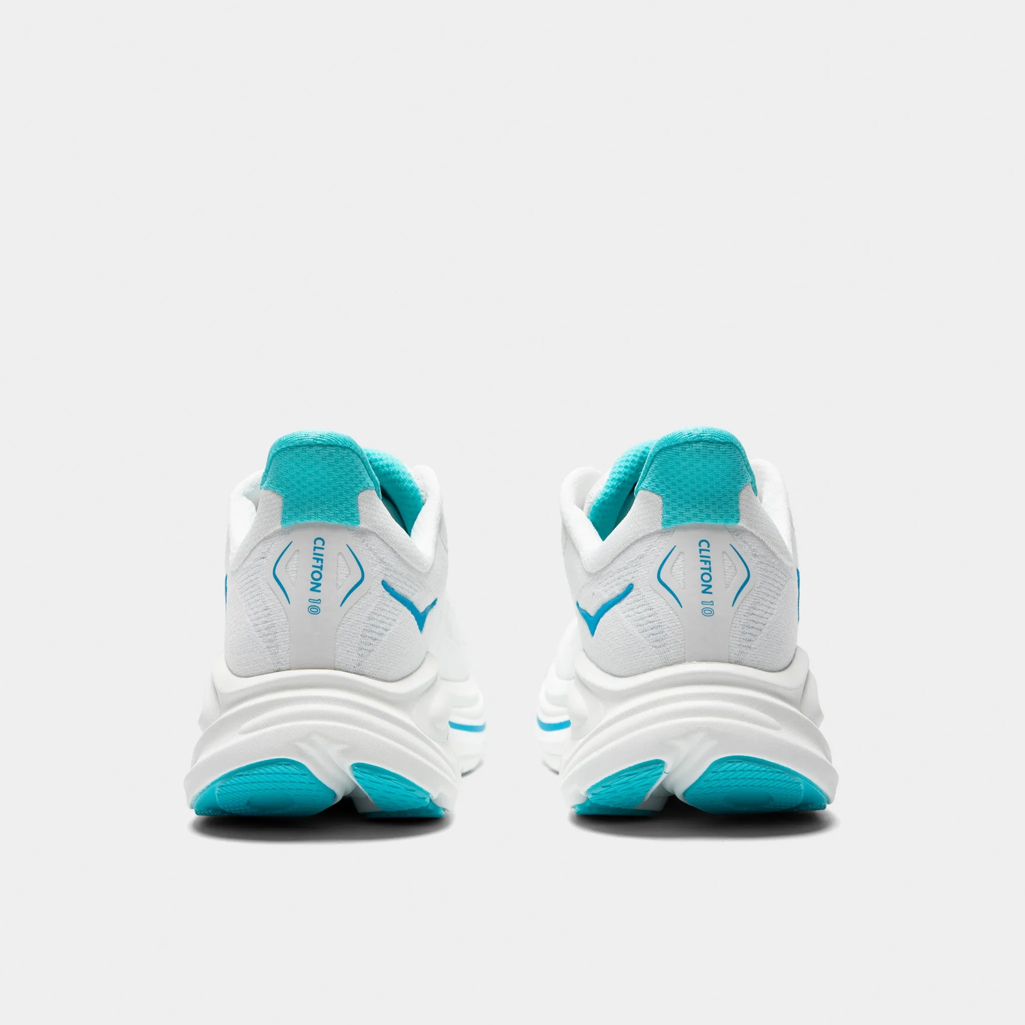 Easy Drive Hoka Clifton 10 White / Silver