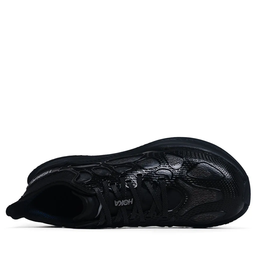Hoka Mach X Caged - Black/Midnight Blue Comfortable Feel