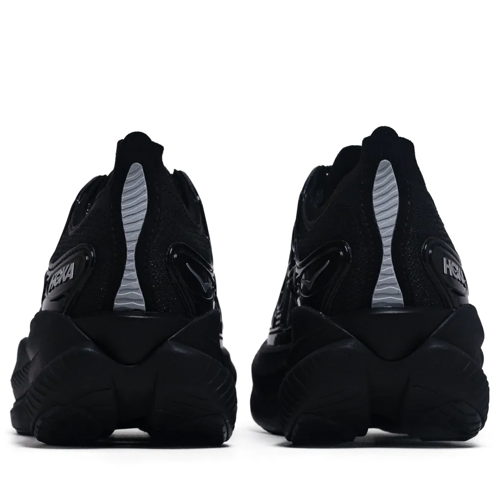 Sustainable materials Durable touch Hoka Mach X Caged - Black/Midnight Blue