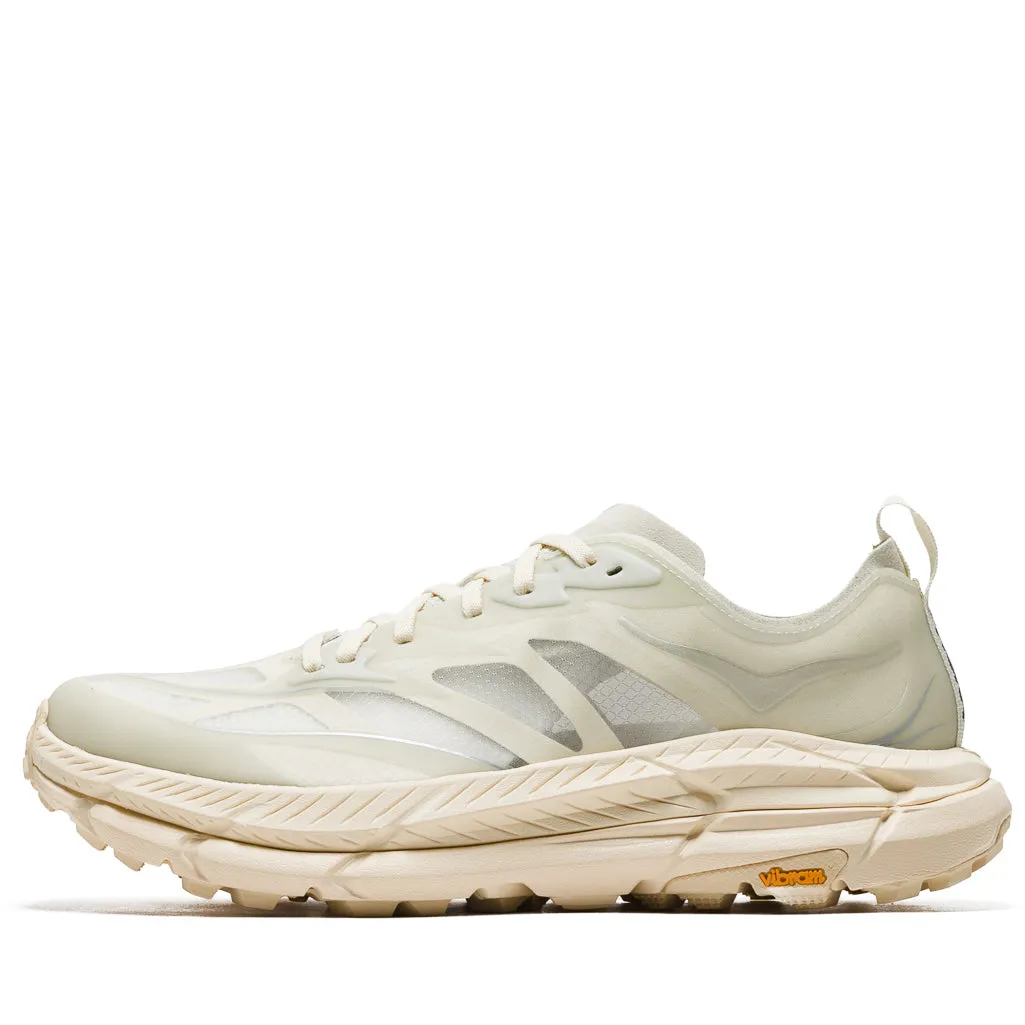 Neutral Arch windproof Hoka Mafate Speed 4 Lite - Truffle Salt/Vintage Yellow