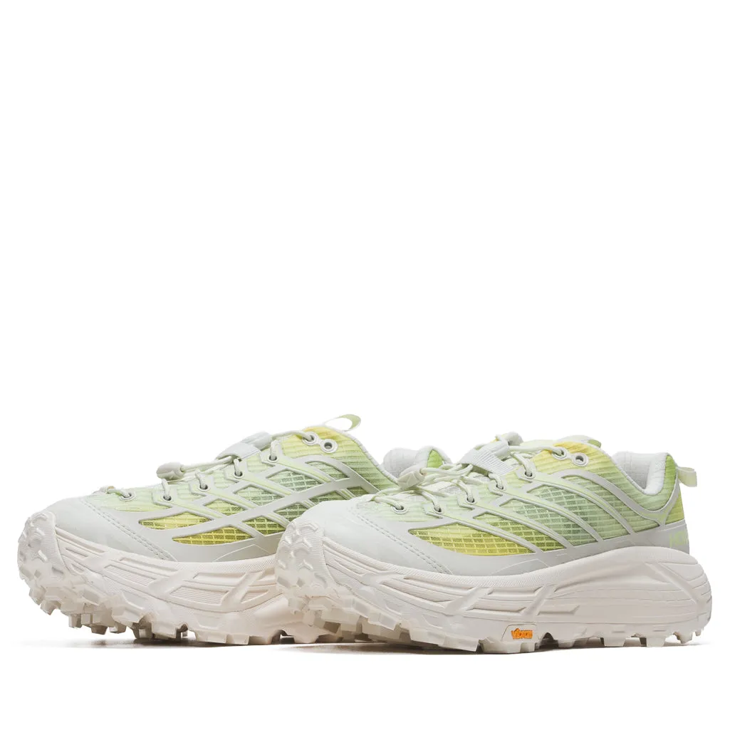 Hoka Mafate Three2 Grid - Truffle Salt/Sour Lemon Eco Friendly Recycled Materials