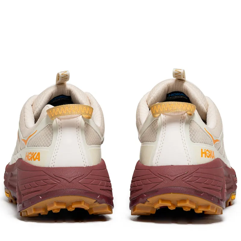 Hoka Mafate Three2 - Vanilla/Varsity Burgundy Customizable