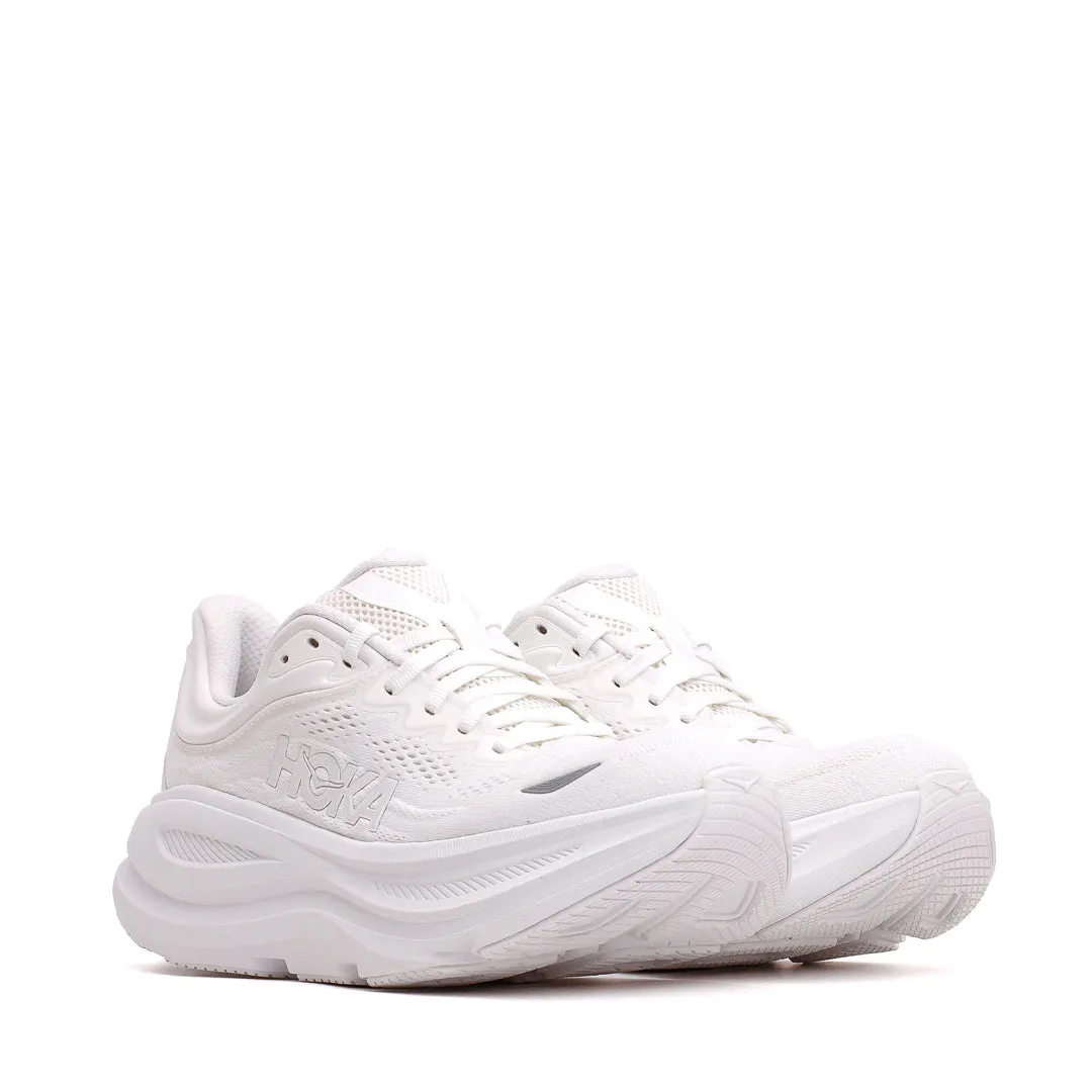 Hoka One One Men Bondi 9 White 1162011-WWH visibility Everyday Fitness