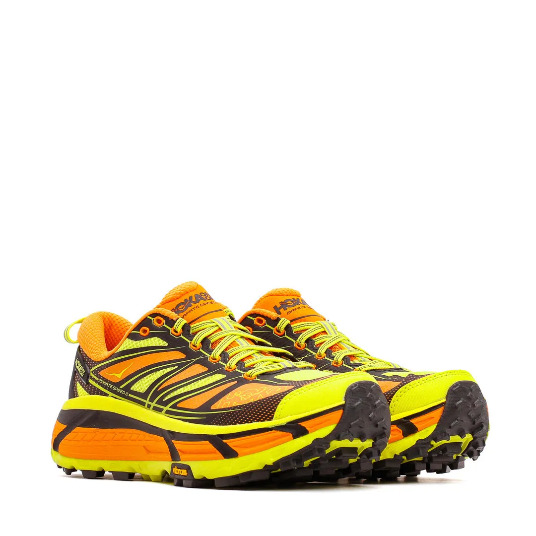 Hoka One One Men Mafate Speed 2 Electric Tangerine 1126851-ERN racquetball player shoes Exceptional durability