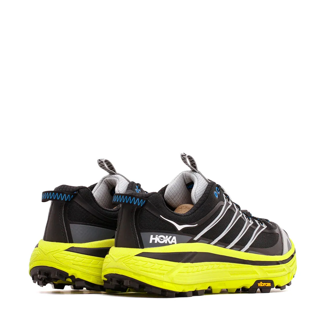 slim fit Hoka One One Men Mafate Three2 Black Hoka Citrus 1141572-BHK