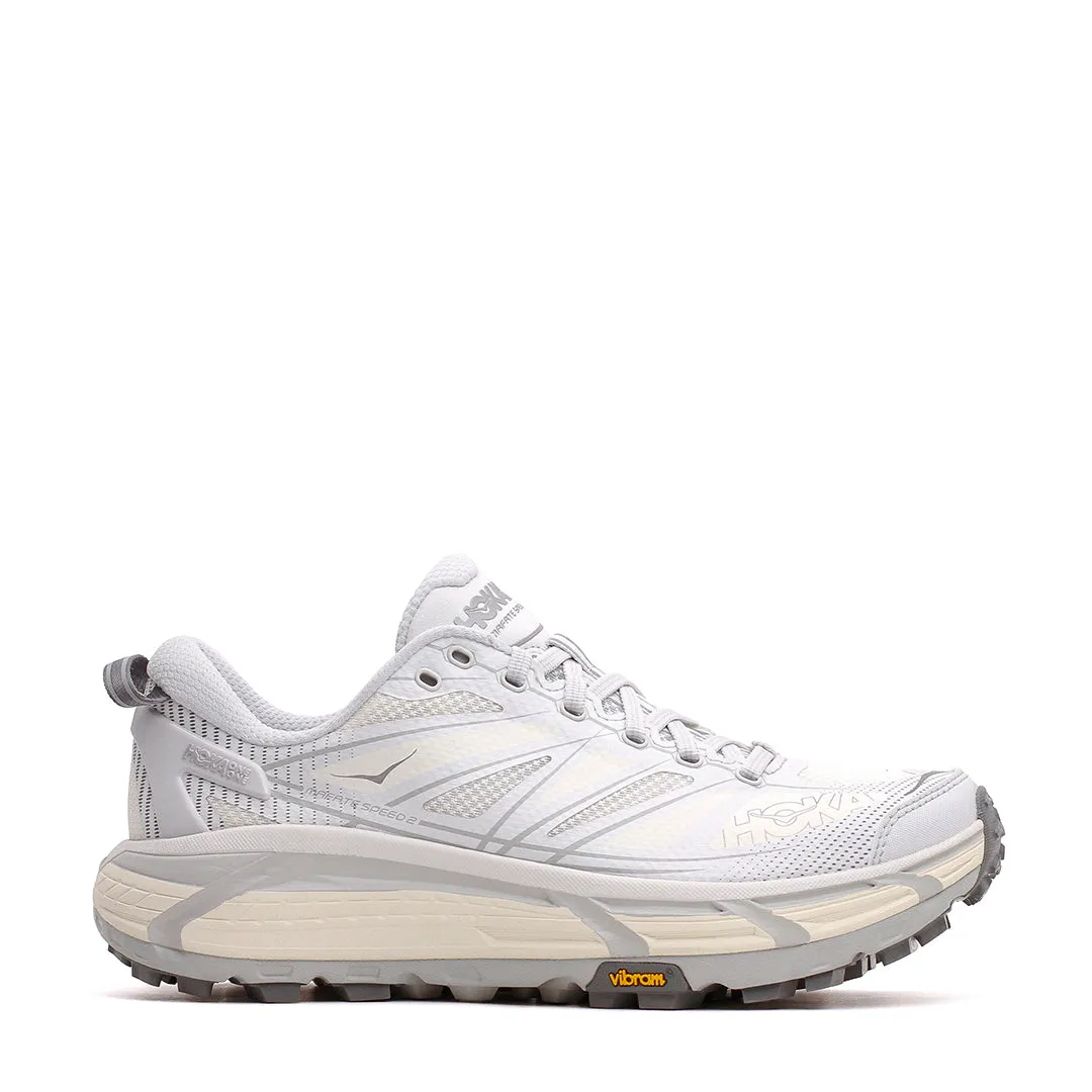 Hoka One One Unisex Mafate Speed 2 Cosmic Grey Alabaster 1126851-CYLB night - running safety Comfortable Foot Support
