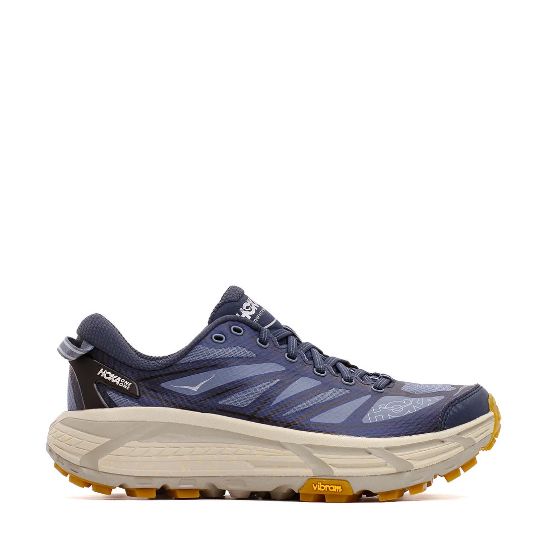 running in rural areas Hoka One One Unisex Mafate Speed 2 Navy 1126851-VYF