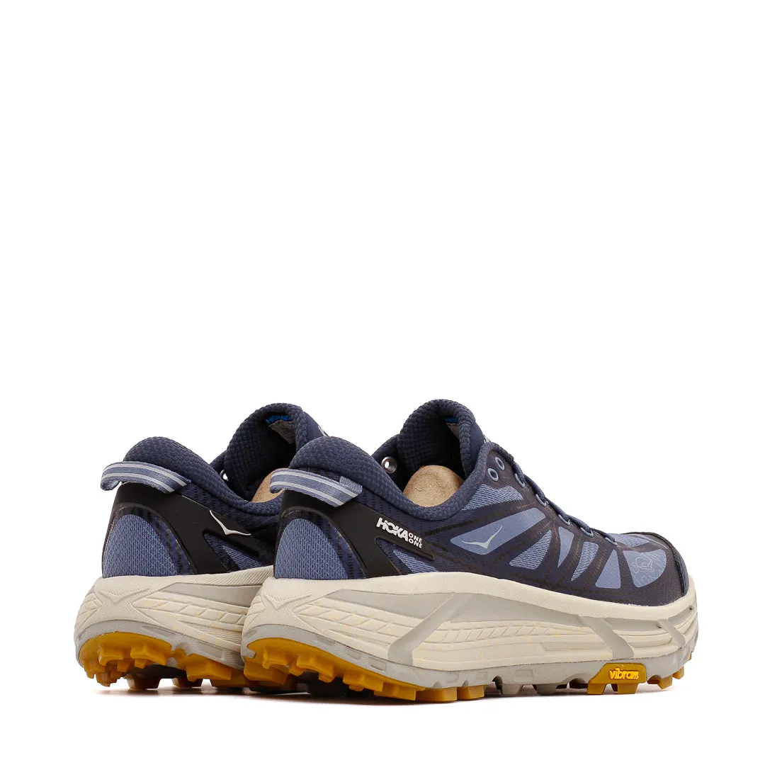 Hoka One One Unisex Mafate Speed 2 Navy 1126851-VYF running in mountains for exercise
