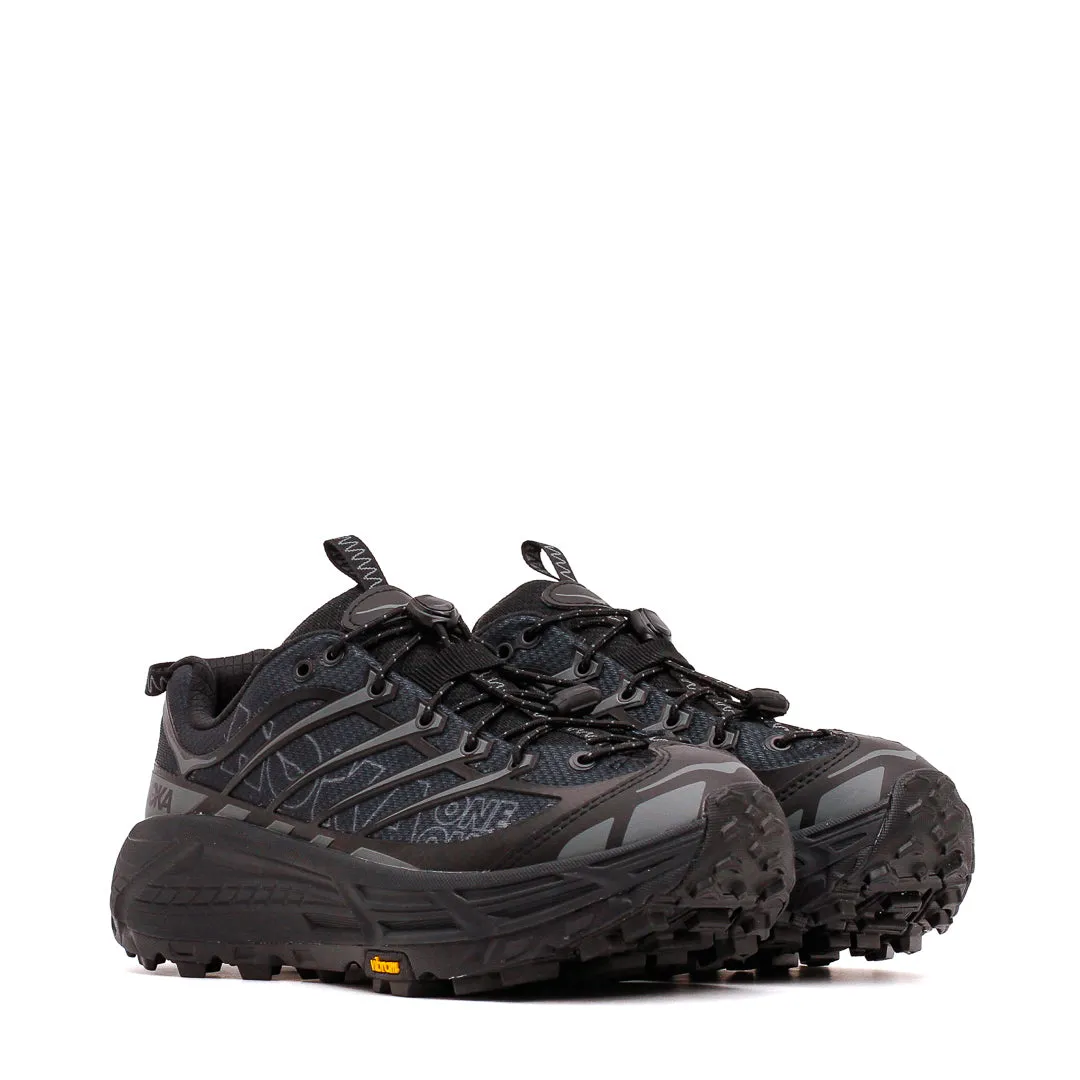 Hoka One One Unisex Mafate Three2 Wordmark Black Outer Orbit 1175490-BCKT vintage - design shoes balance - training