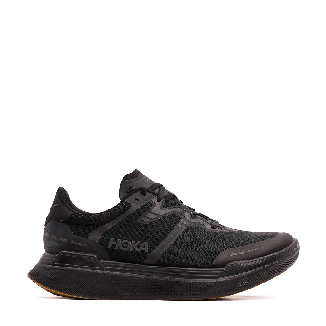 hill - running shoes mid - range running shoes Hoka One One Unisex Transport X Black 1152450-BBLC