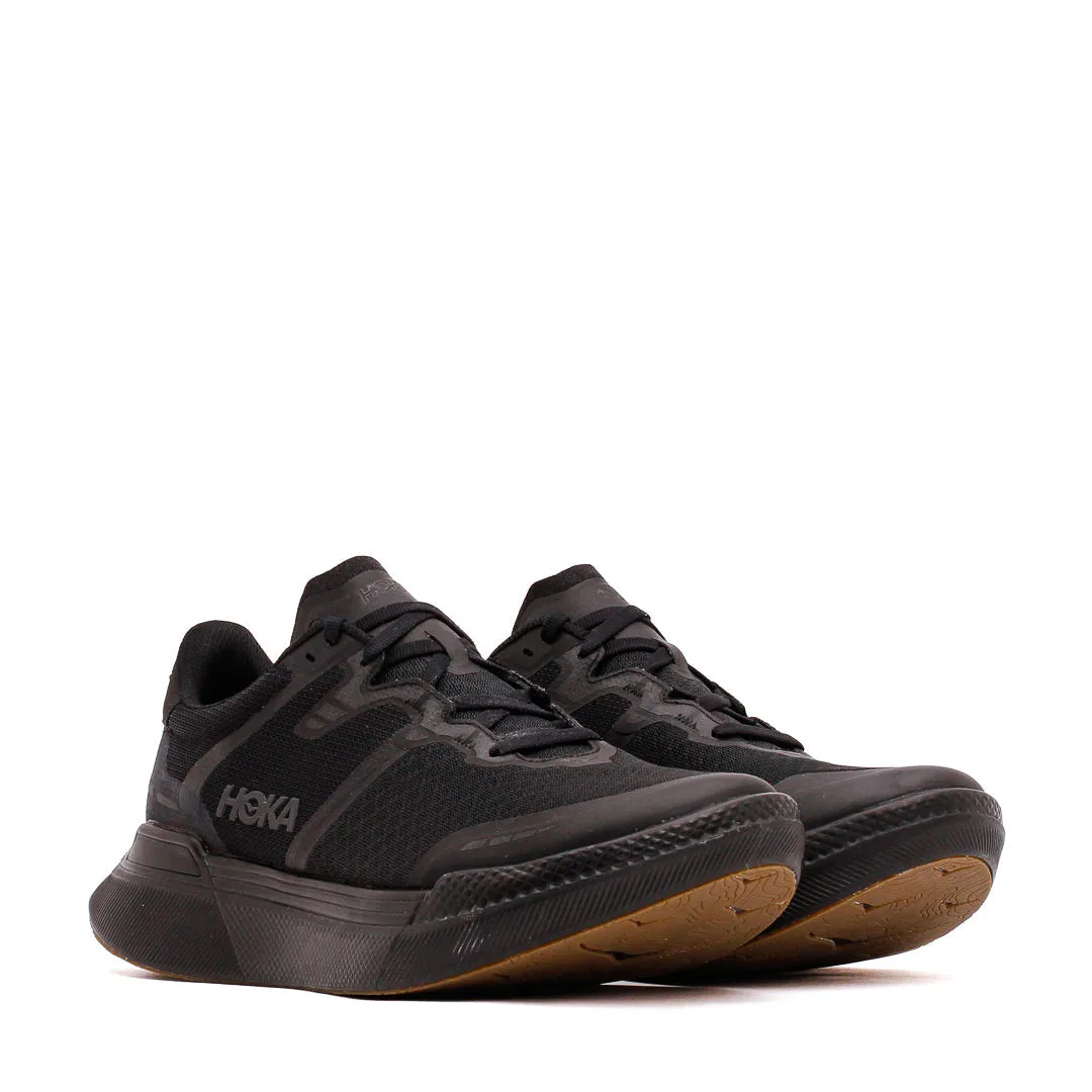 multi - surface sole perforated - upper shoes Hoka One One Unisex Transport X Black 1152450-BBLC