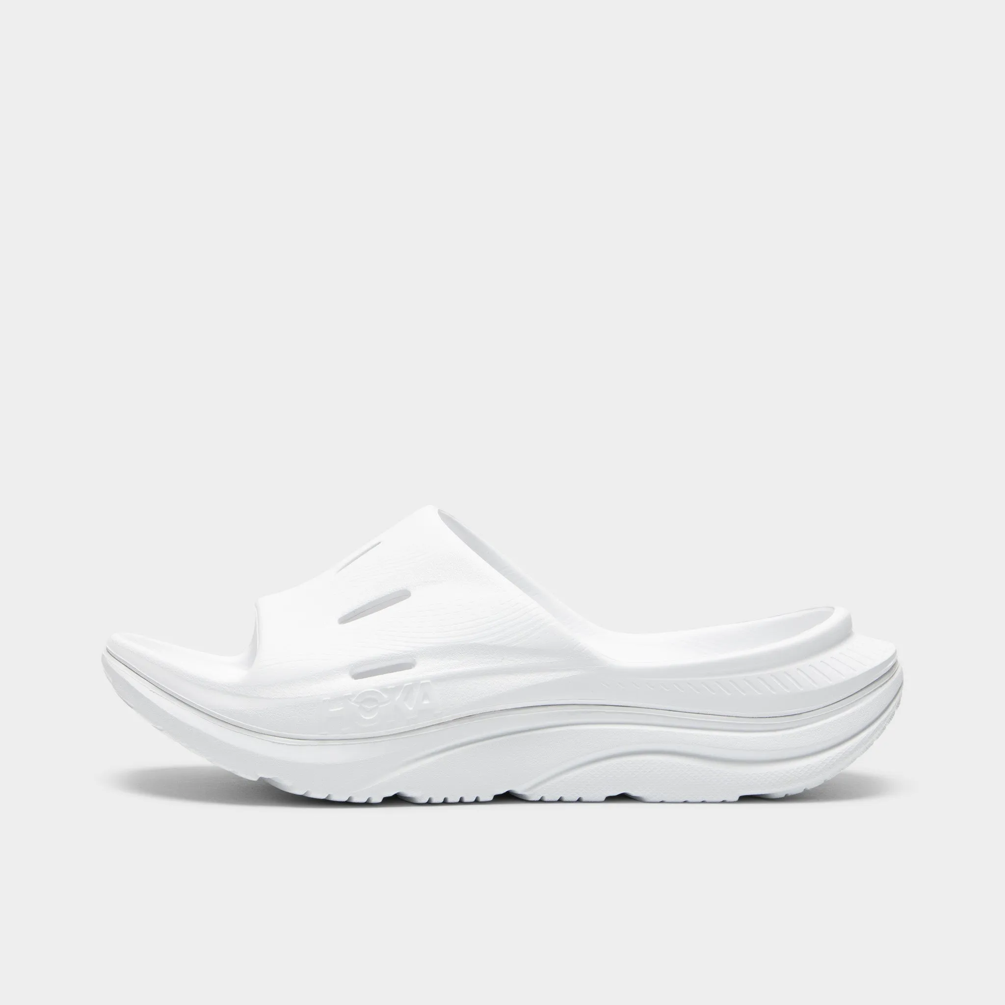 Youth Approved Sun Path Hoka Ora Recovery Slide 3 White / White