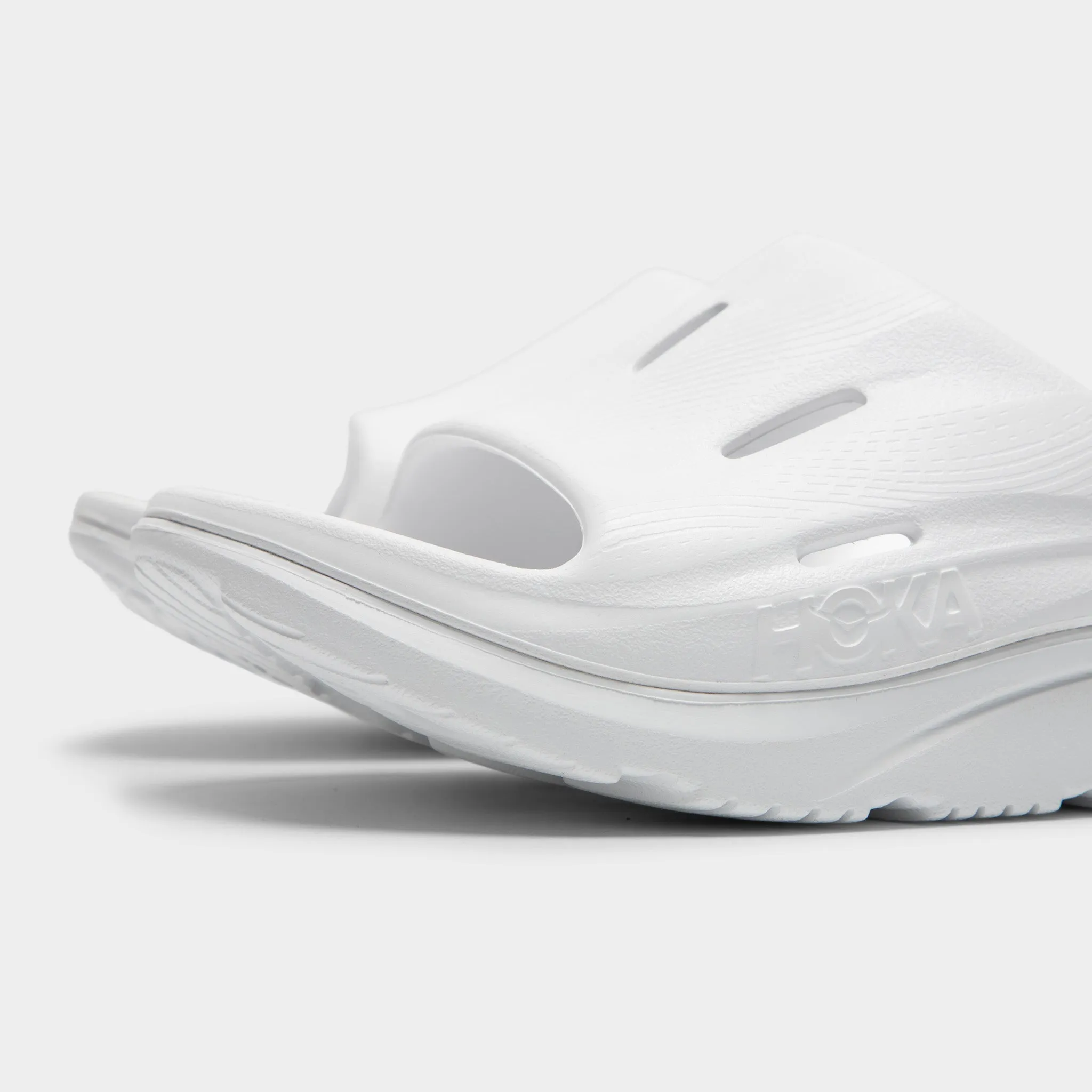 Elastic Fit Hoka Ora Recovery Slide 3 White / White