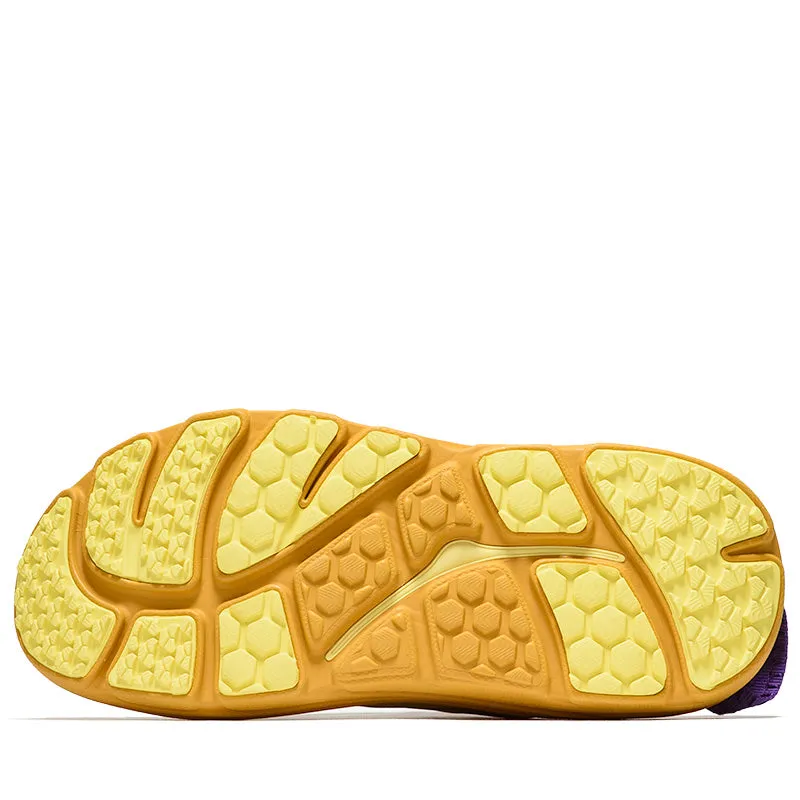 Hoka U Bondi B3LS - Flaxseed/Varsity Yellow Tear Resistant Fabric