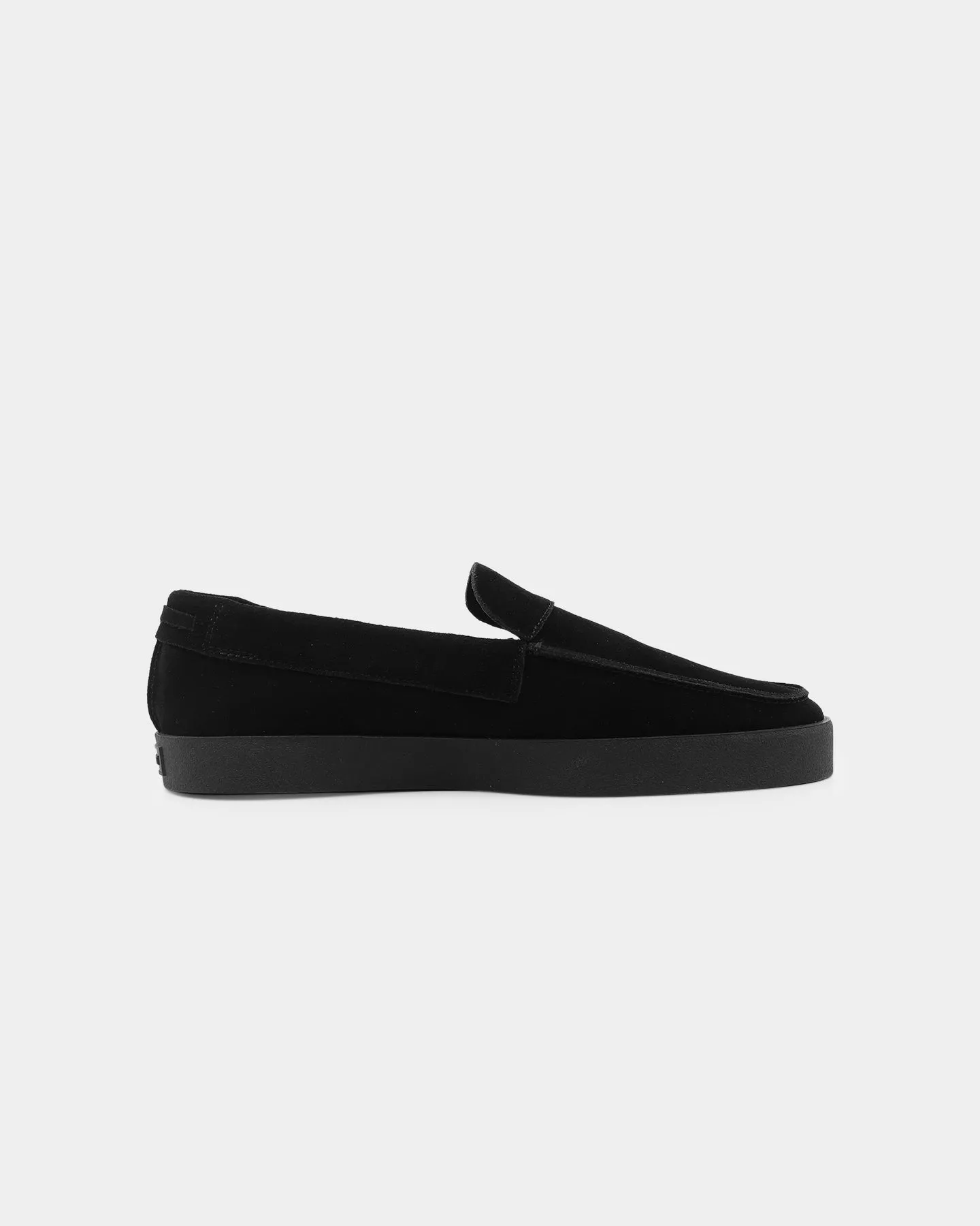Saint Morta Hemisphere Suede Slip On Loafer Black/Black Power Flow