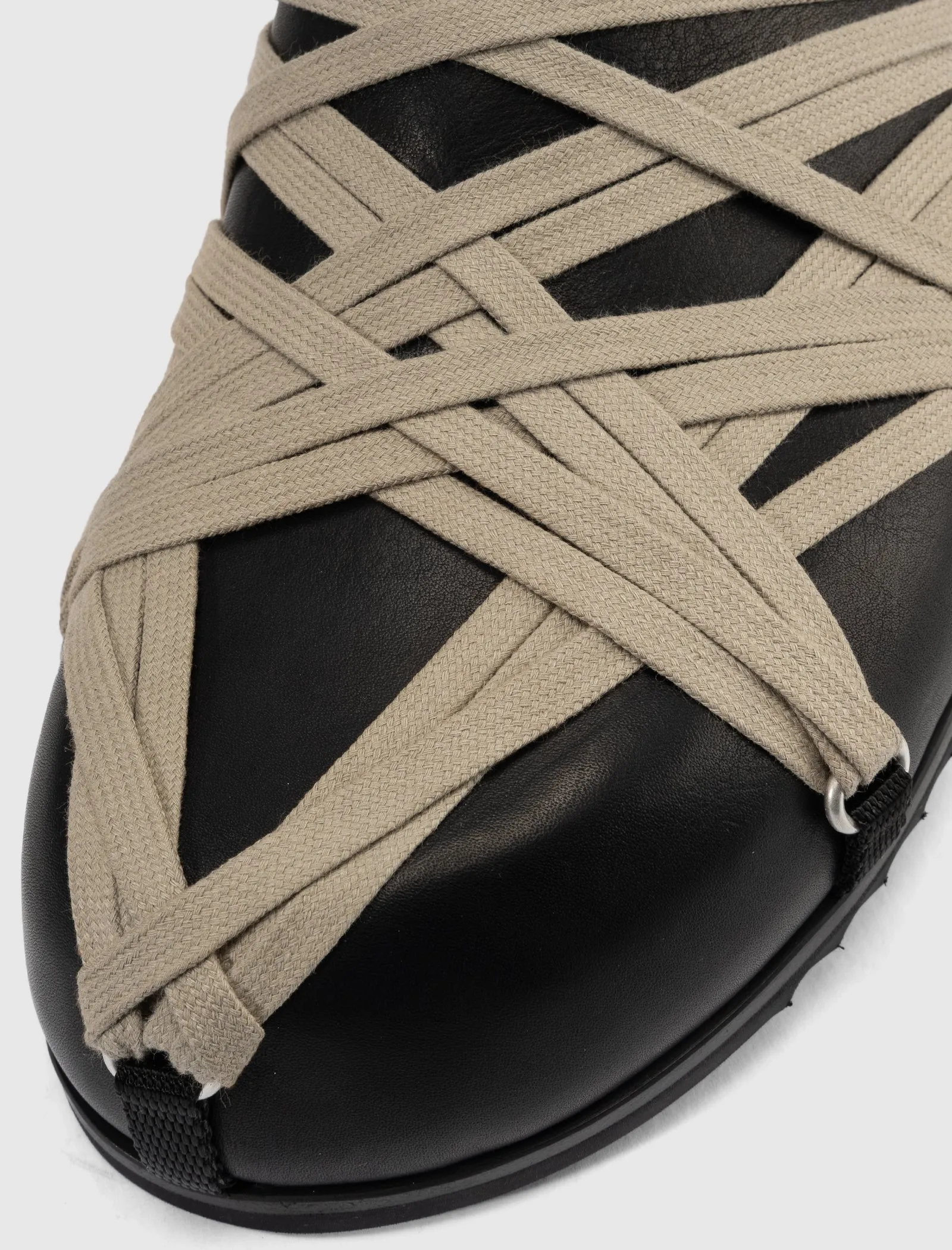HOLLYWOOD MEGALACED MULE " GRANOLA/BLACK " Garden Walk Breathable Lining