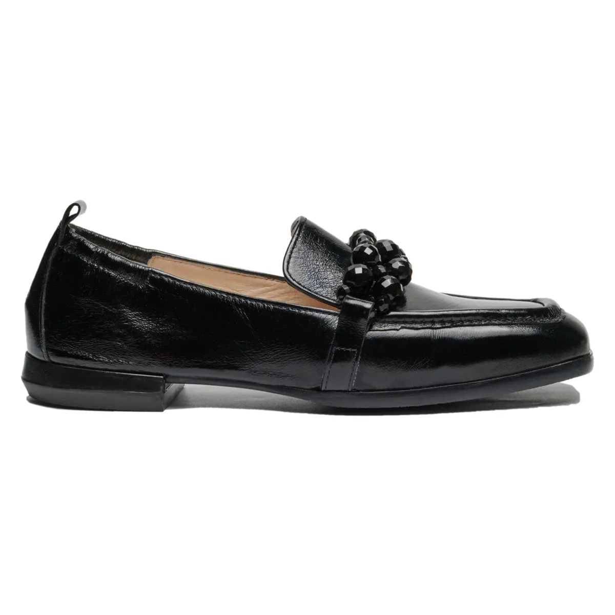 Homers Women's Superluxe Black Wrinkle Pat Season Wear Comfort Soles