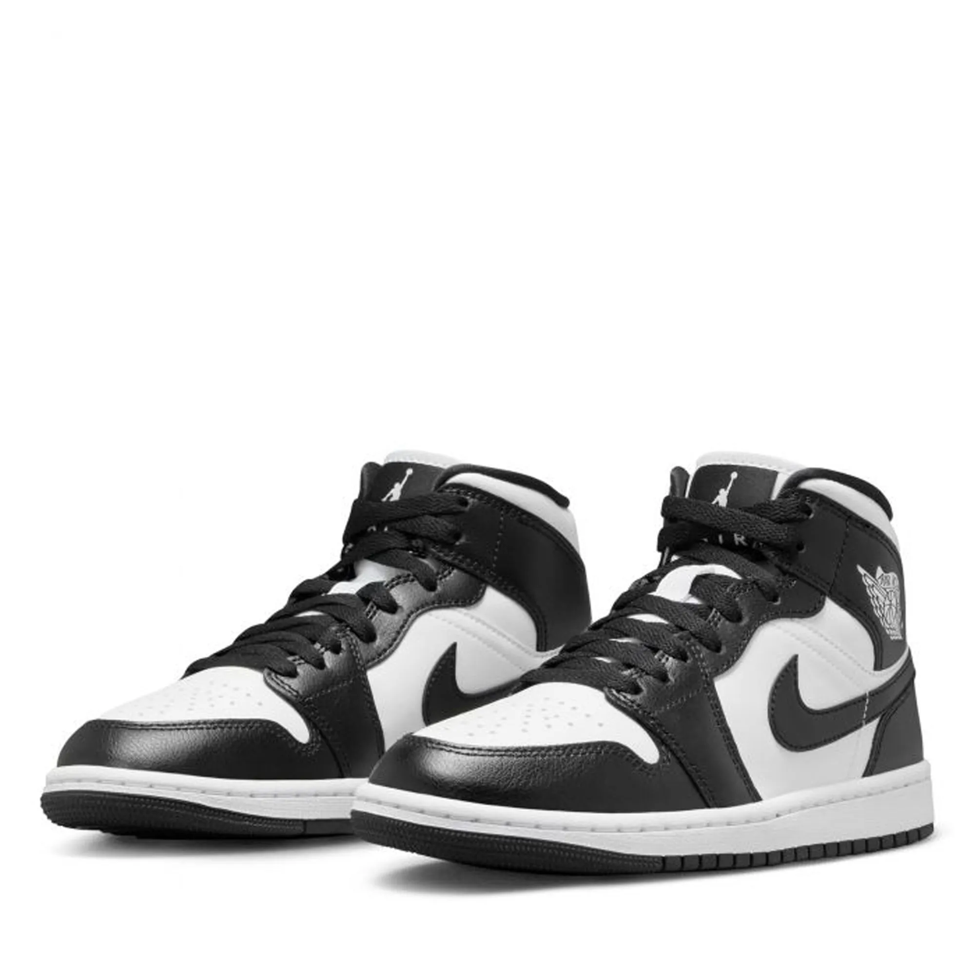 Energy return Designer Style Women's Air Jordan 1 Mid - White/Black