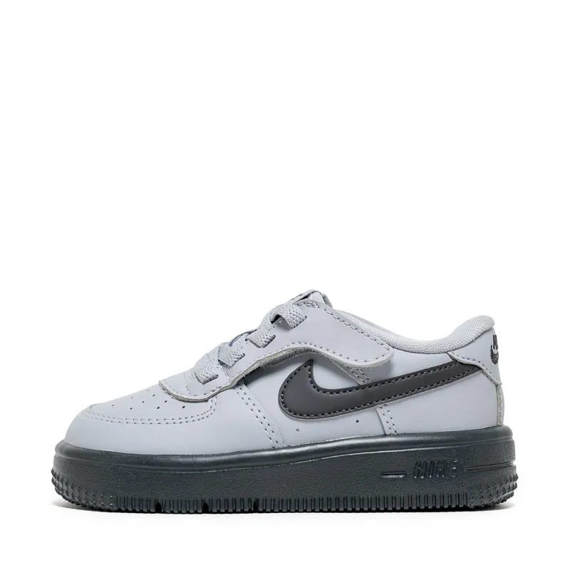 Nike Force 1 Low EasyOn (TD) - Wolf Grey/Dark Smoke Grey Heat Dissipating