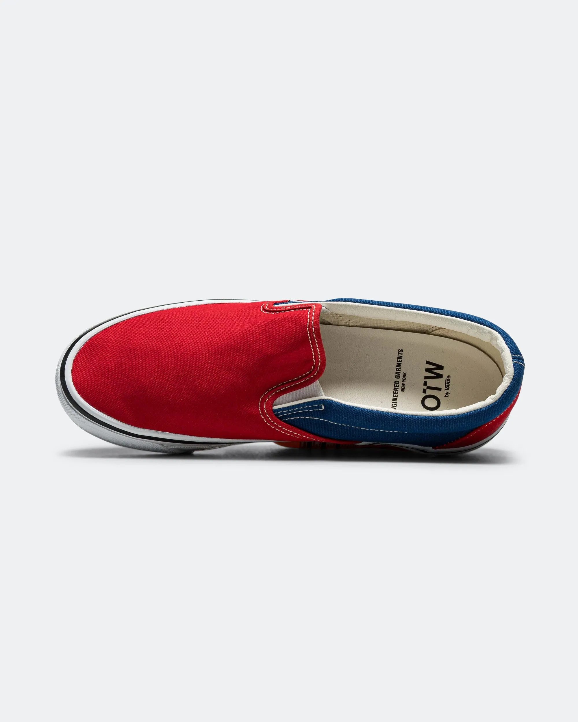 Structured Form OTW Classic Slip-On 98 x Engineered Garments - Red/Navy