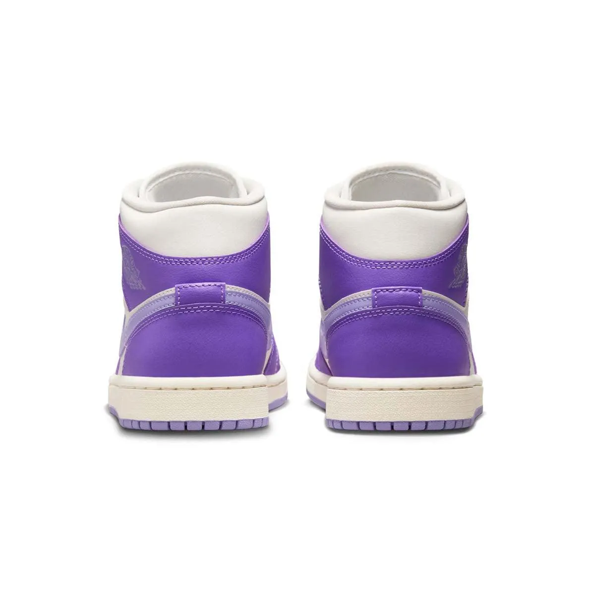 Nubuck Comfortable Touch Wmns Air Jordan 1 Mid 'Action Grape'