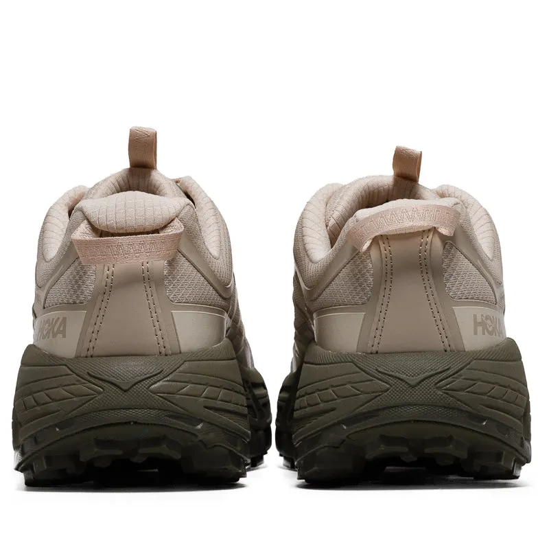 Hoka Mafate Three2 - Oat Milk/Eucalyptus Travel Light Responsive Control