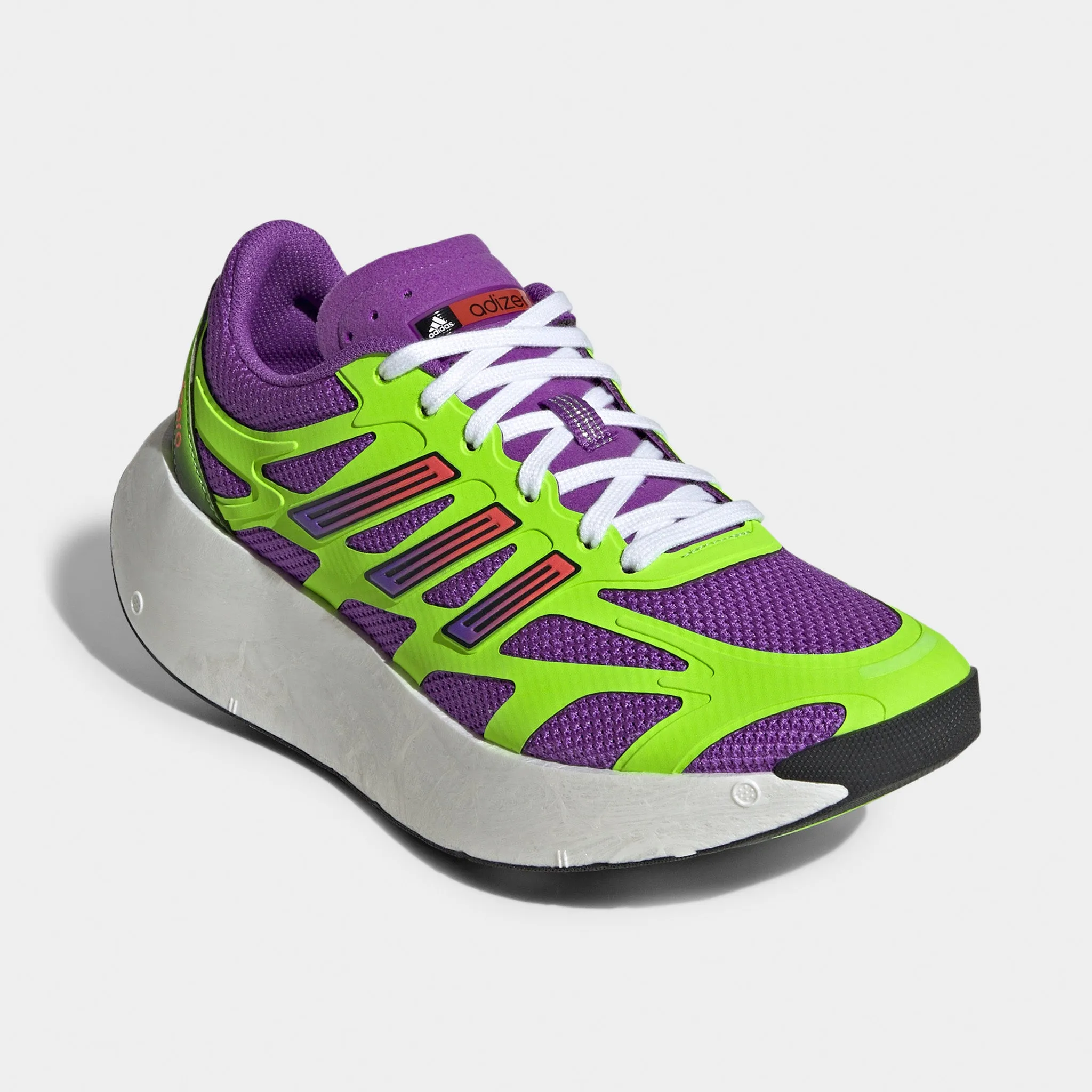 synthetic leather Gym Life adidas Women's Aruku Green / Purple - White