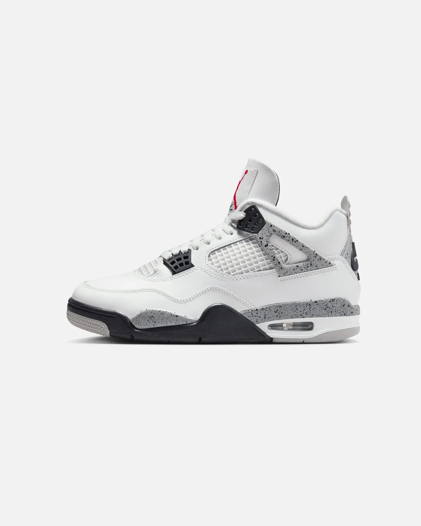 Jordan Air Jordan 4 Retro OG Remastered "White Cement" Summit White/Fire Red/Cement Grey Smart Look Play Mode