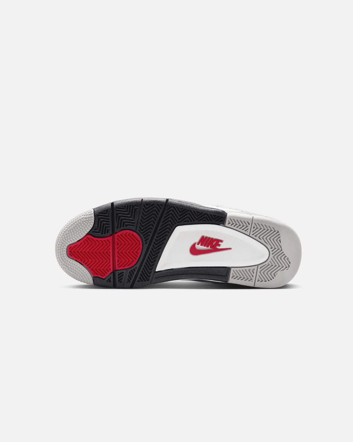 Winter Warm Comfort Shank Jordan Air Jordan 4 Retro OG Remastered "White Cement" Summit White/Fire Red/Cement Grey