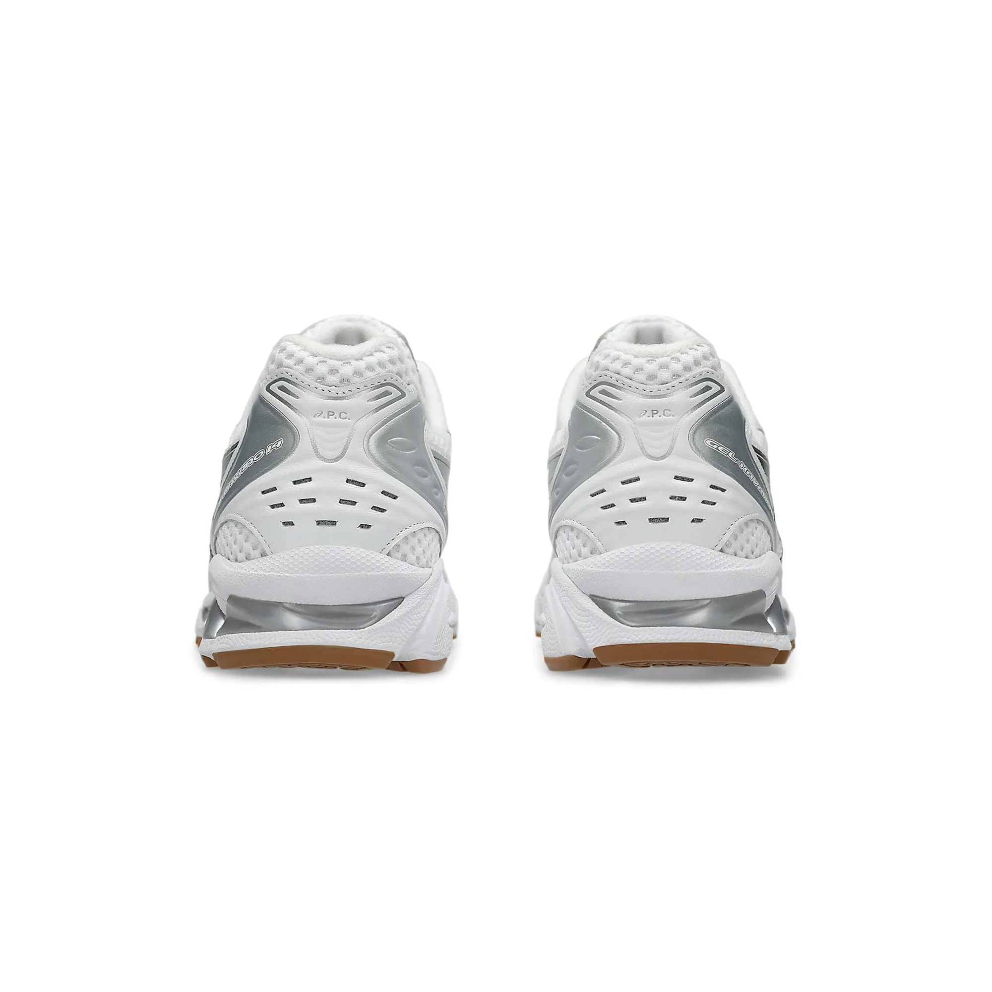 outdoor running footwear ASICS Gel-Kayano 14 A.P.C. 'White Pure Silver' (2025)