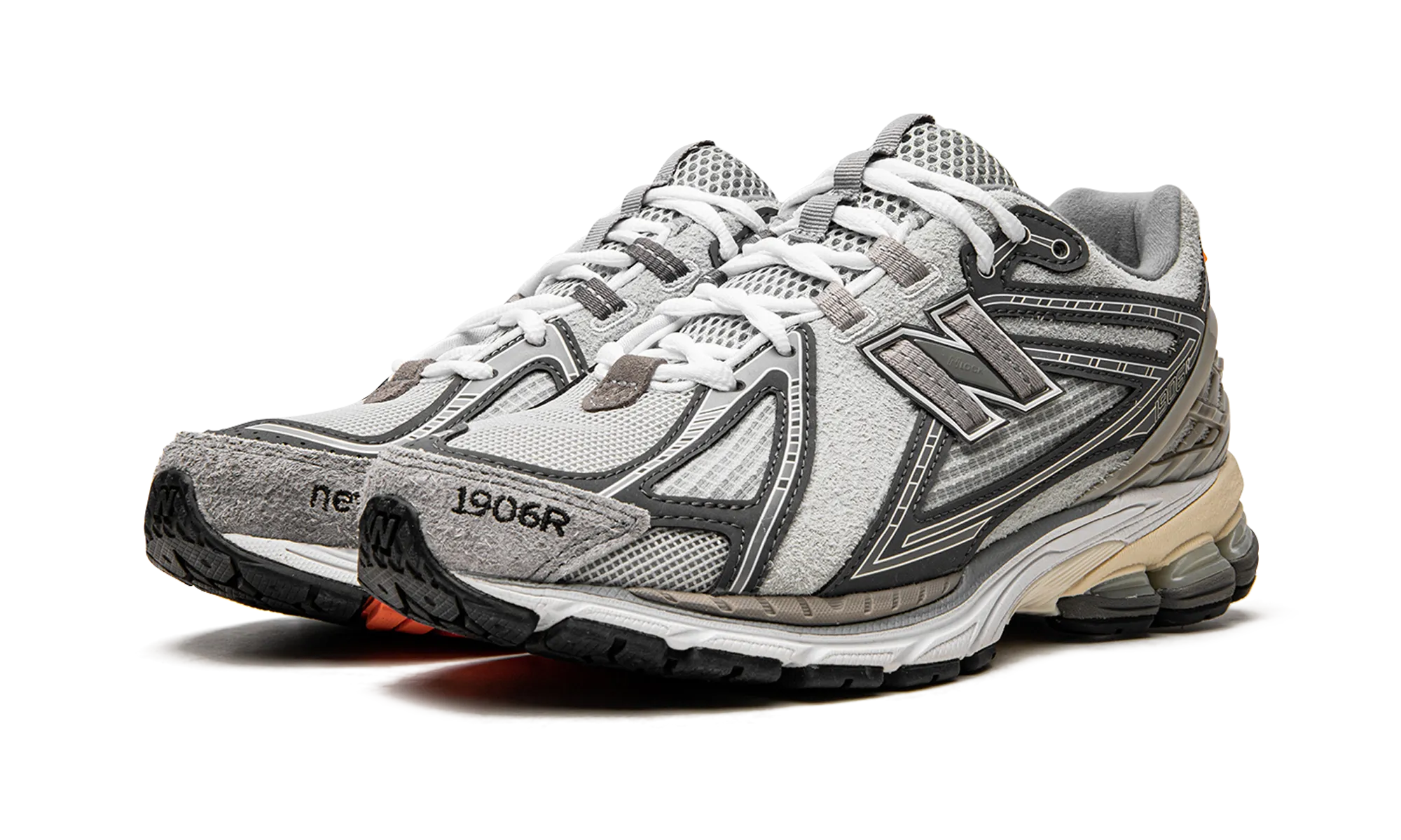 1906R "INVINCIBLE x N.HOOLYWOOD Grey Swan" reinforced - toe - area - durability shoes